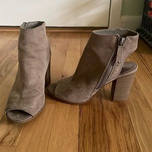 Tan Madden Girl Heeled Bootie